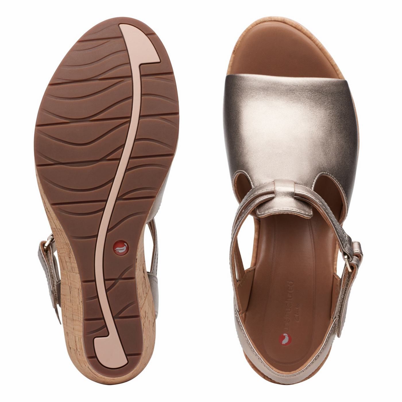 Clarks Bucuresti Sandale Platforma Clarks Un Plaza Way Galbeni Pentru Dama